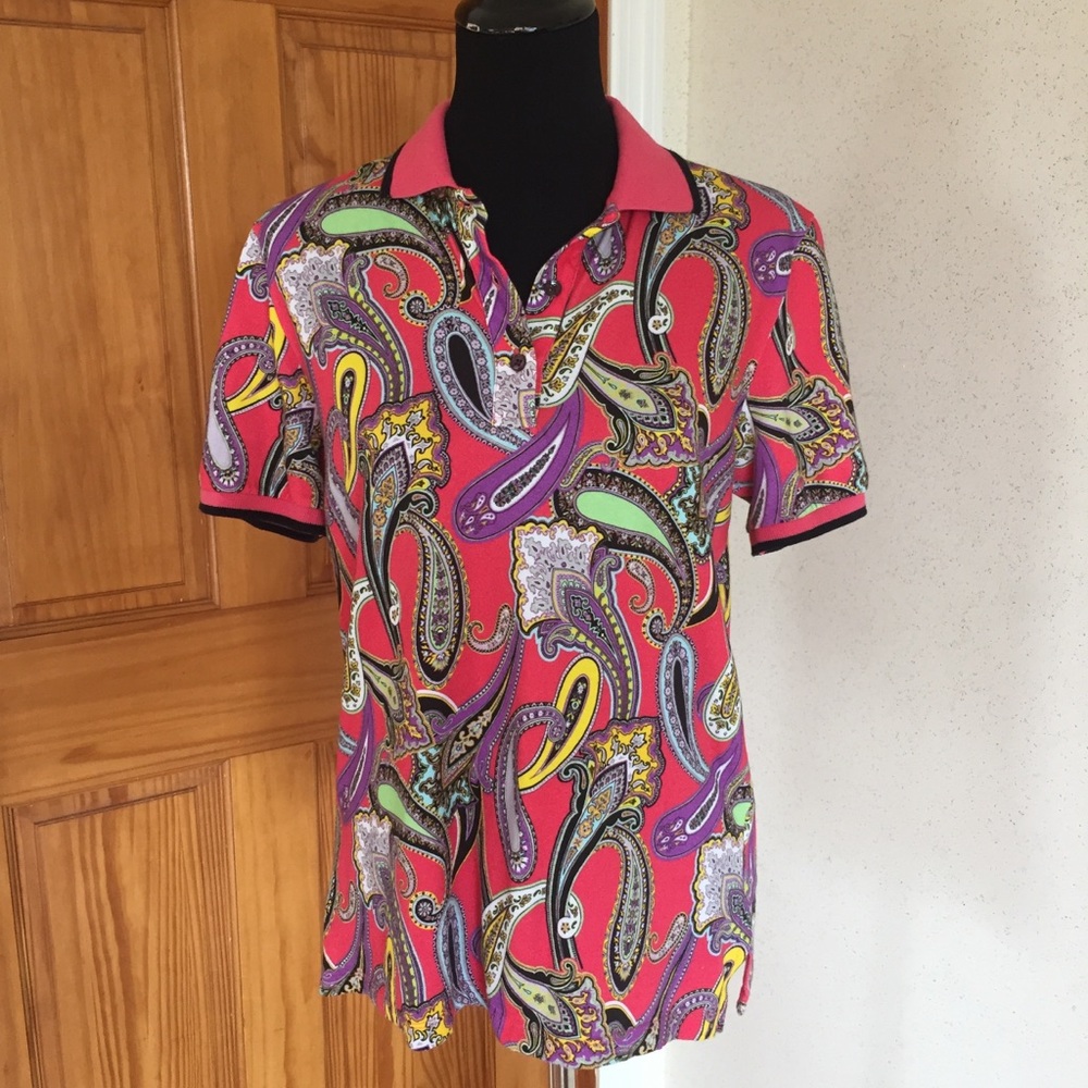 Etro short sleeves polo shirt